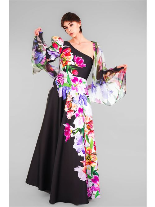 Stola in chiffon D'Andrea collection | 25238B W MULTICOLOR